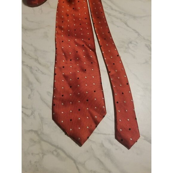 Paul Smith London Red Polkadot Tie - Picture 11 of 12